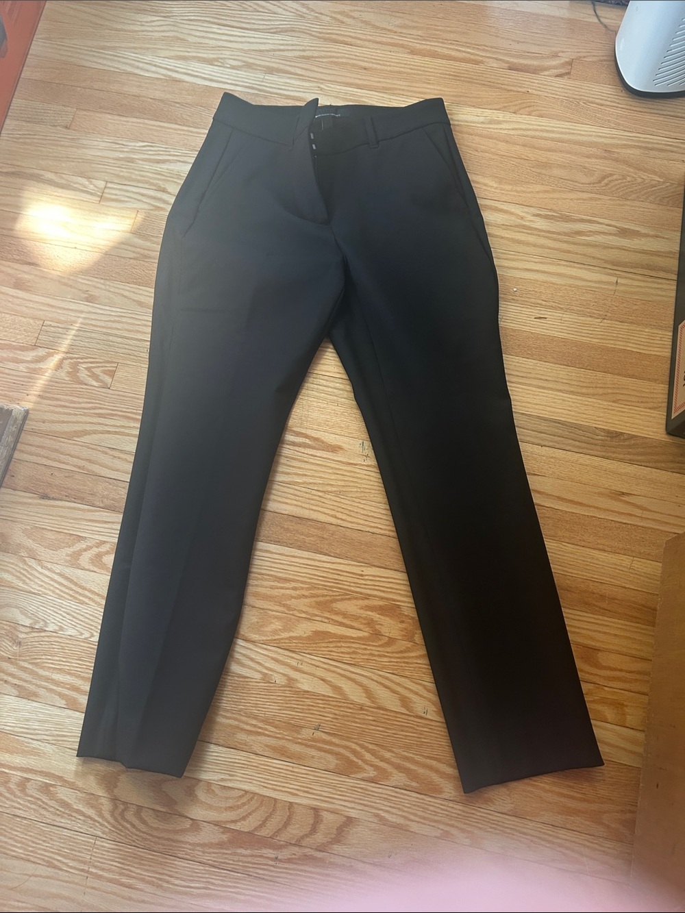 White House Black Market Black Cropped Dress Pants